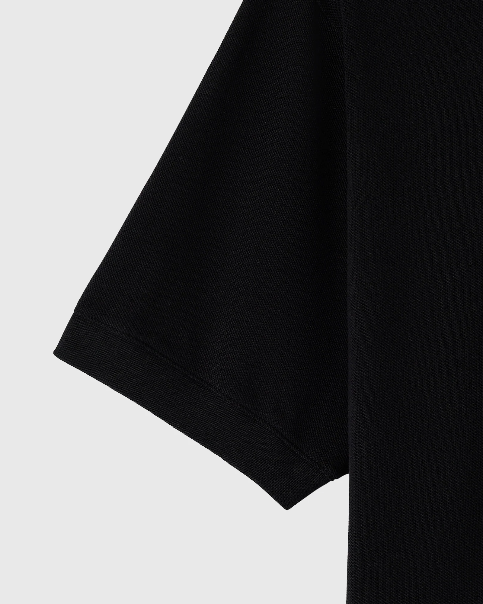 Piqué Tee - Black - Image 3