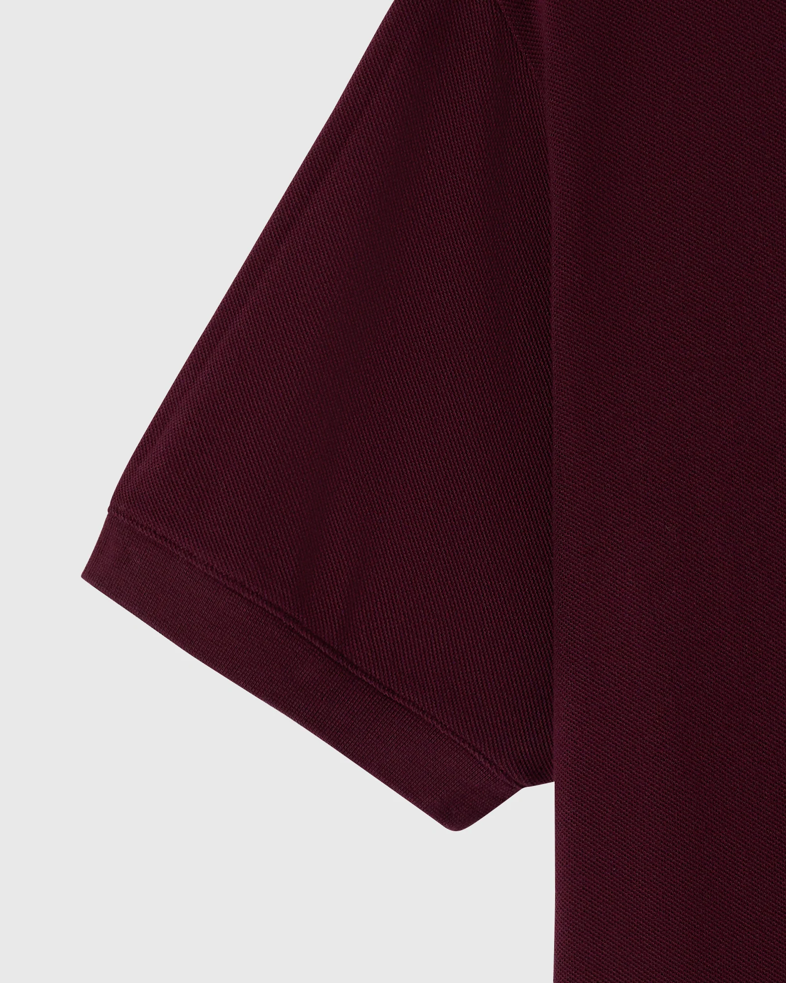 Piqué Tee - Bordeaux - Image 3