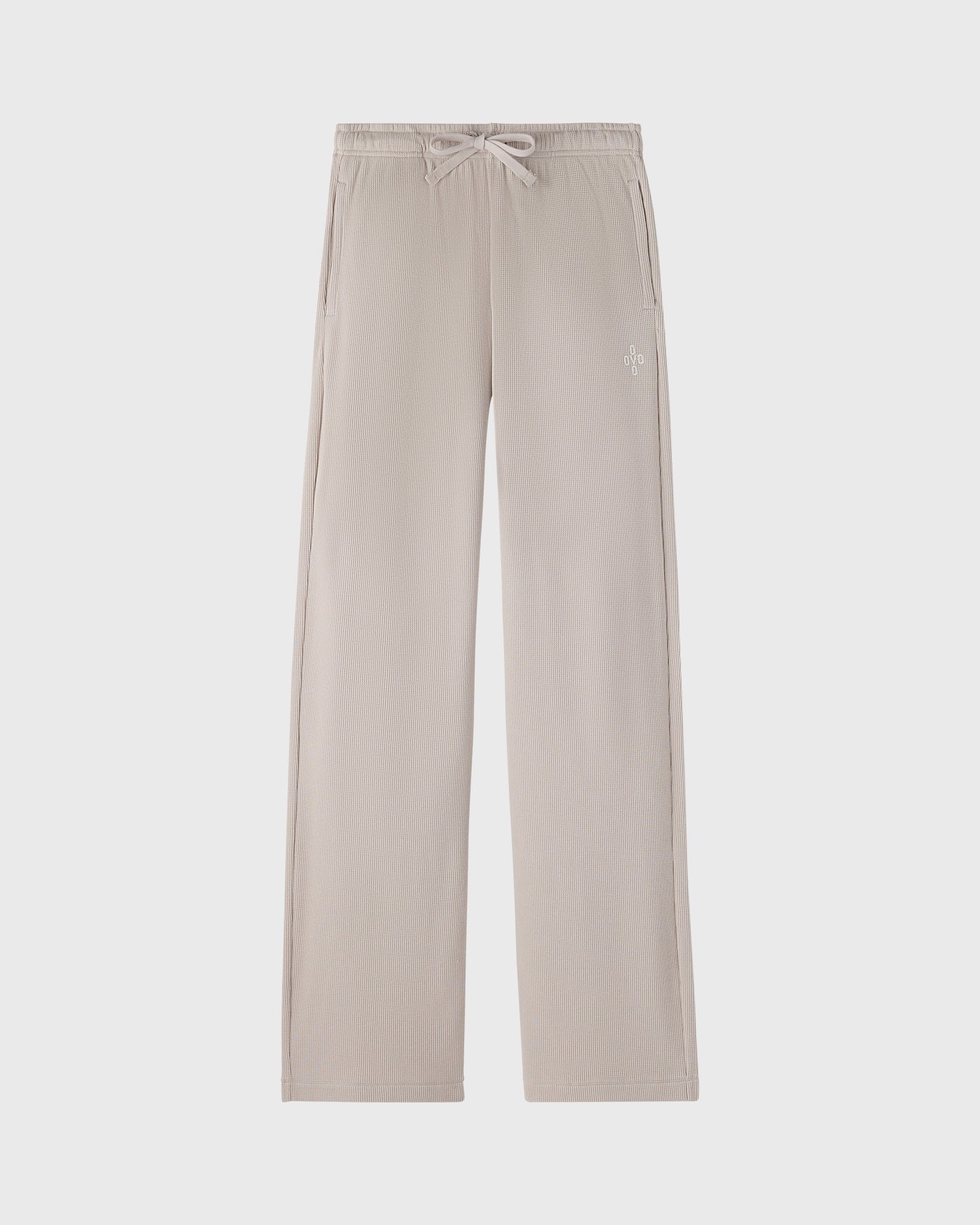 Pom Pom Waffle Open-Hem Sweatpant - Image 2