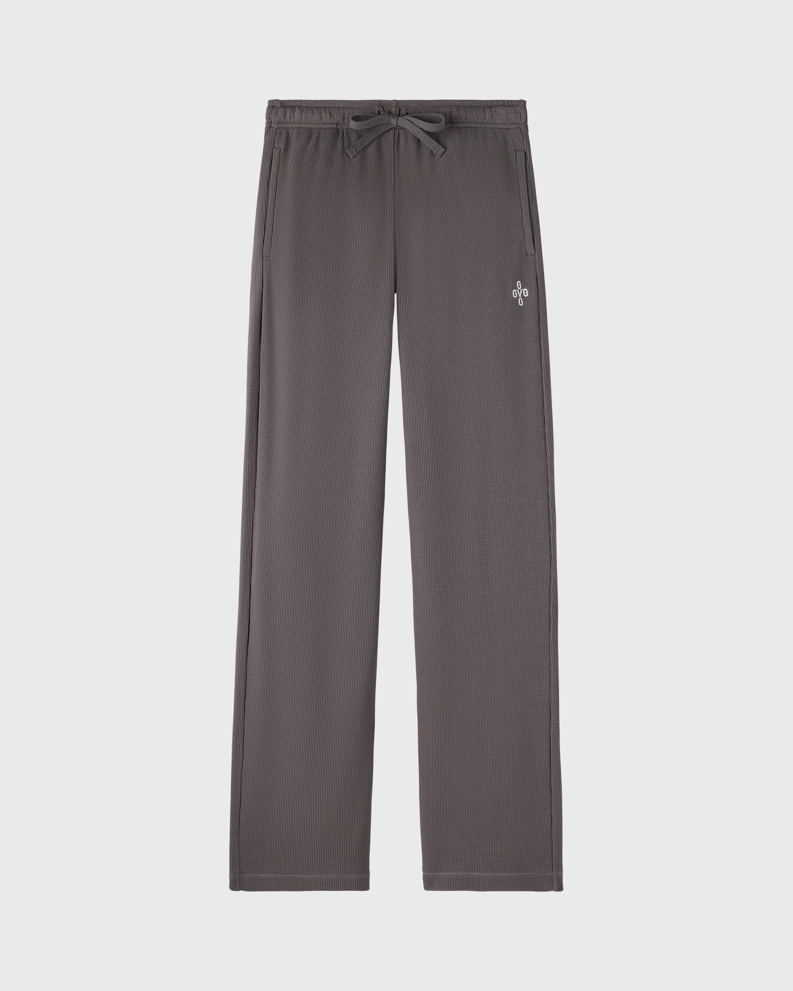 Pom Pom Waffle Open-Hem Sweatpant - Image 3