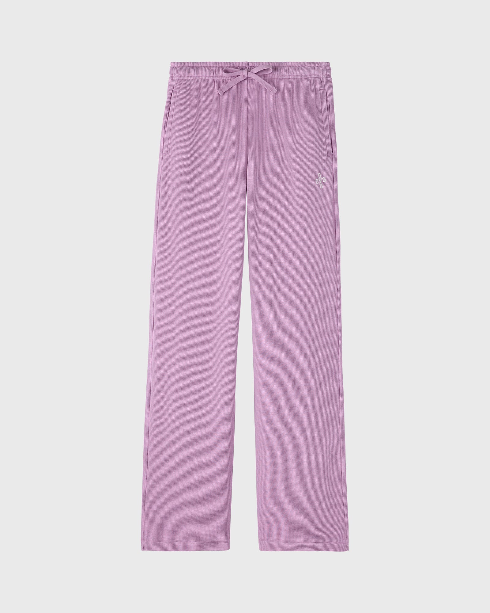 Pom Pom Waffle Open-Hem Sweatpant - Image 4
