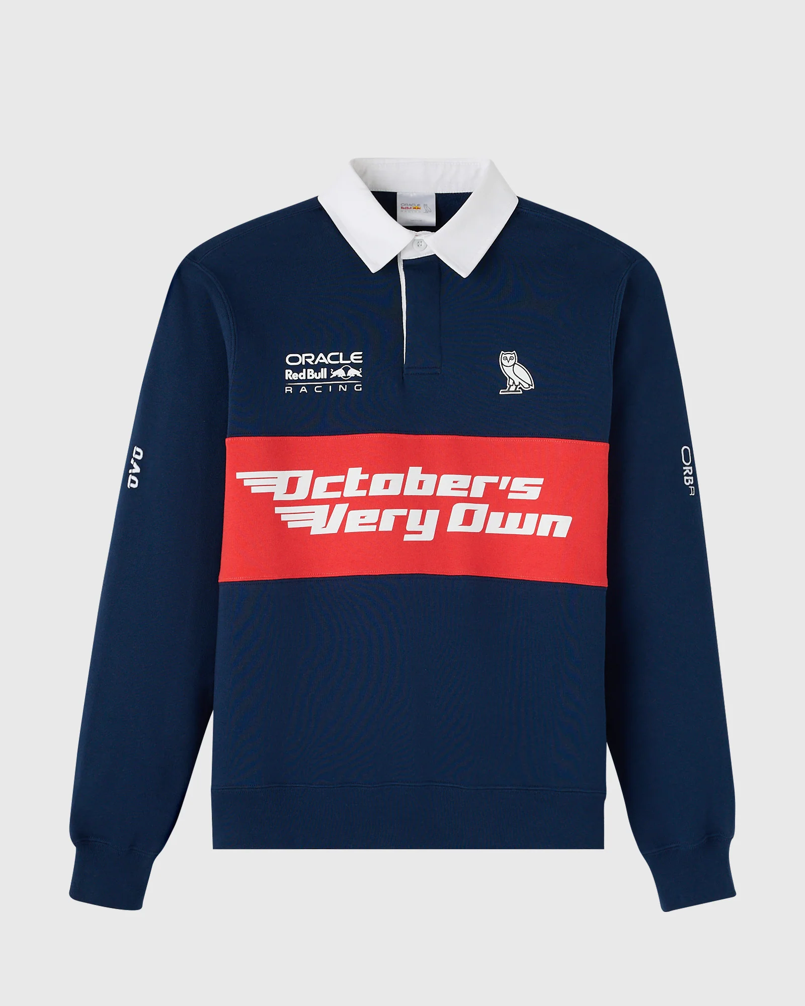 Red Bull Racing Fleece Rugby Sweatshirt - Image 3