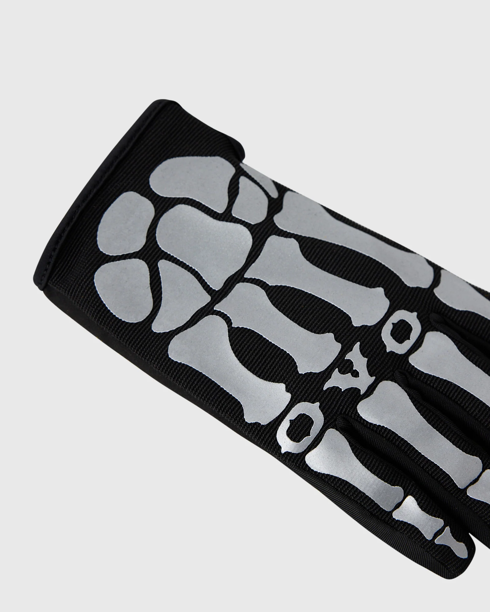 Reflective Skeleton Gloves - Black - Image 4