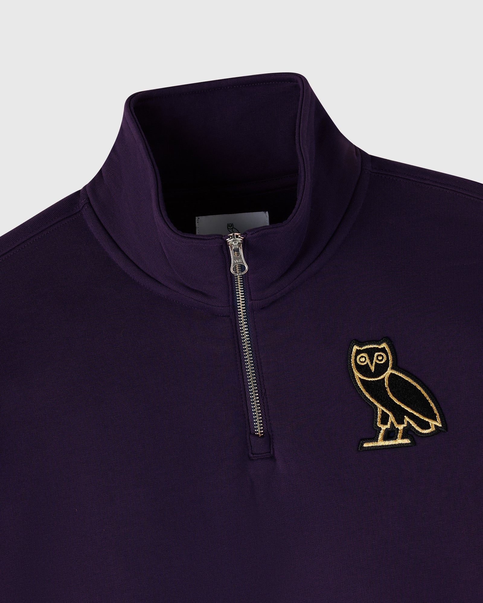 Signature Quarter-Zip Mockneck - Rich Plum - Image 2
