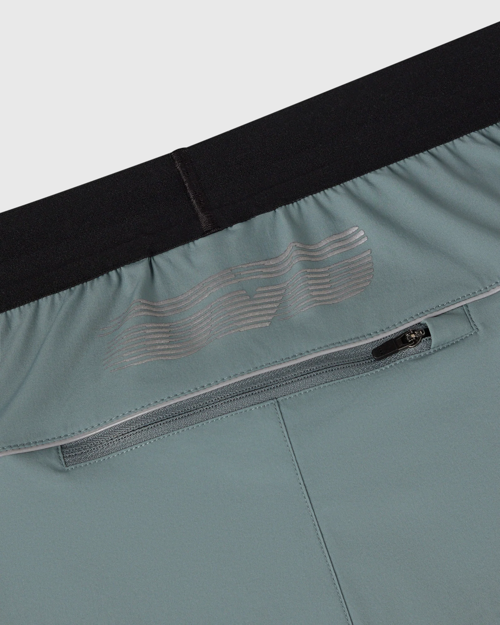Nylon Running Short - Light Teal - Image 7