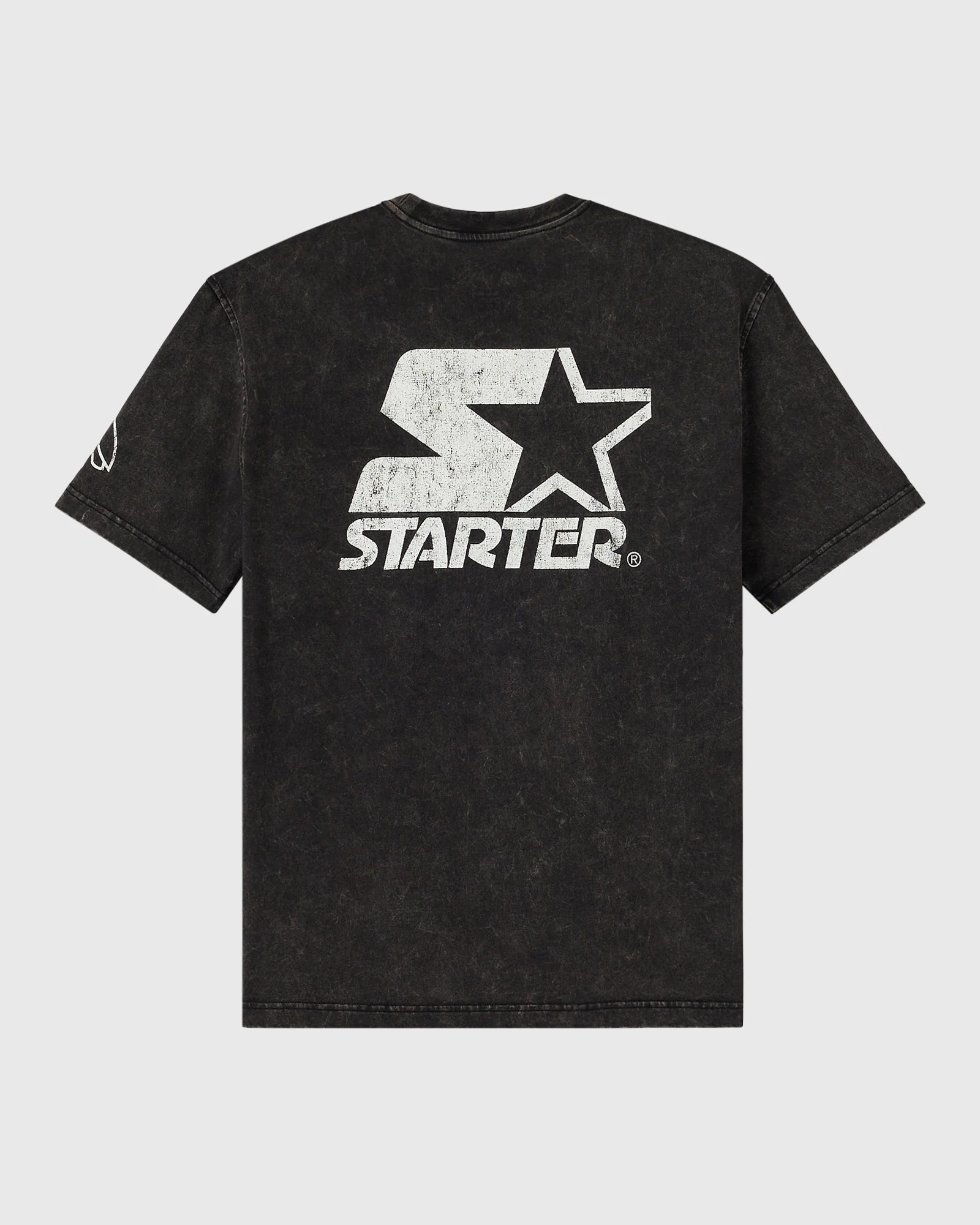 STARTER Team Script Vintage Wash Tee - Black - Image 5