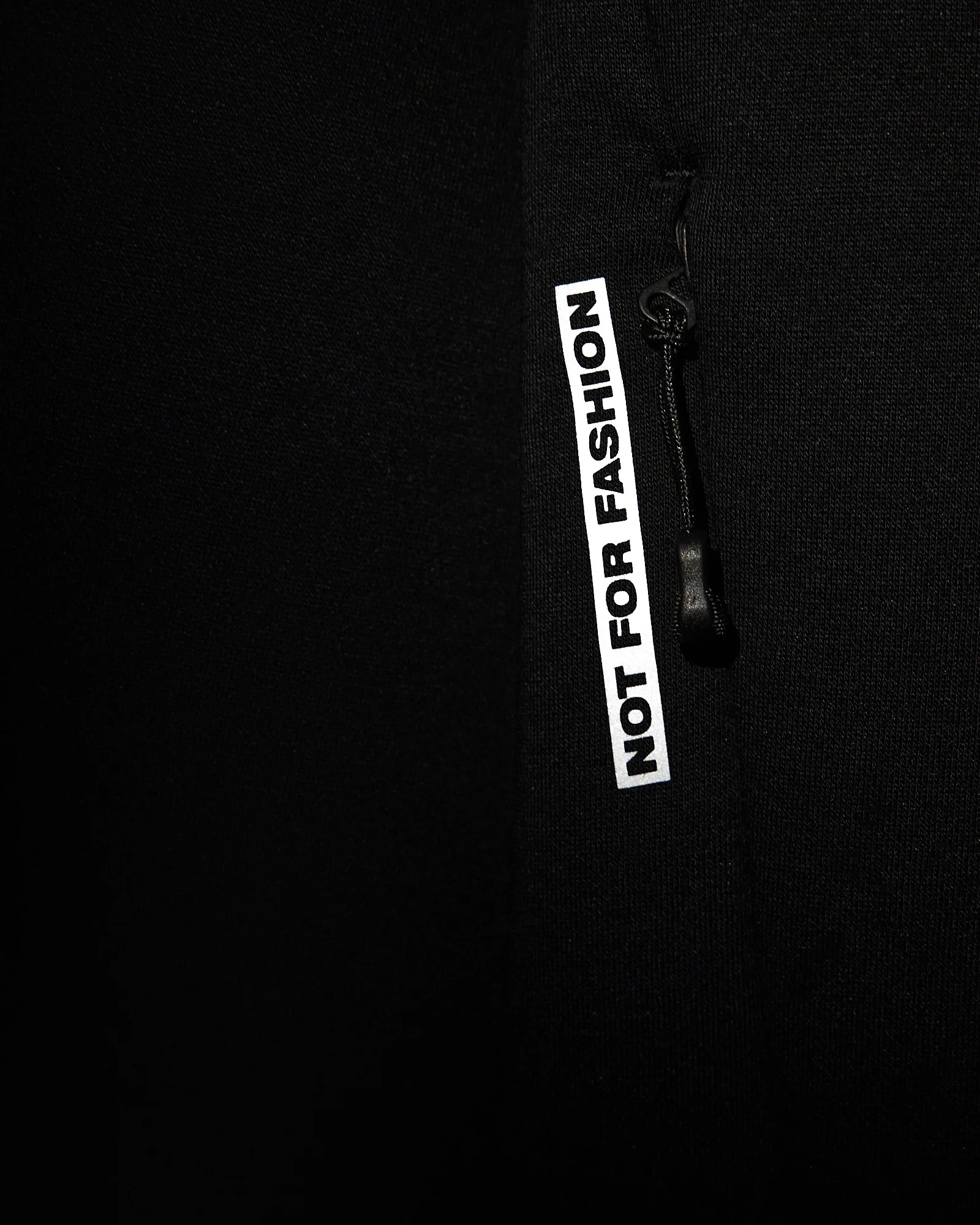 Technical Fleece Mockneck Zip-Up - Black - Image 7
