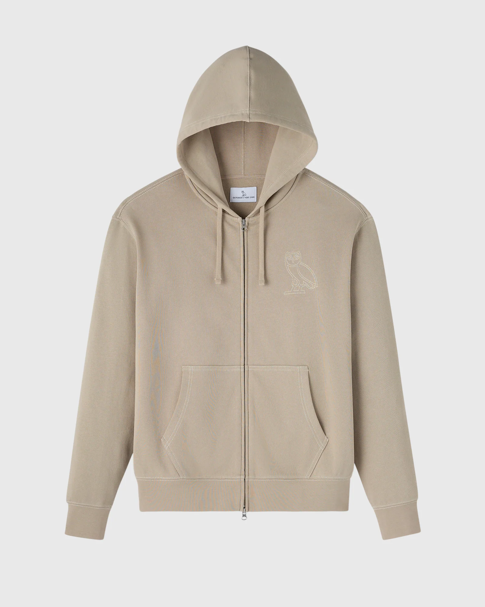 Tonal Stitch Full-Zip Hoodie - Image 4