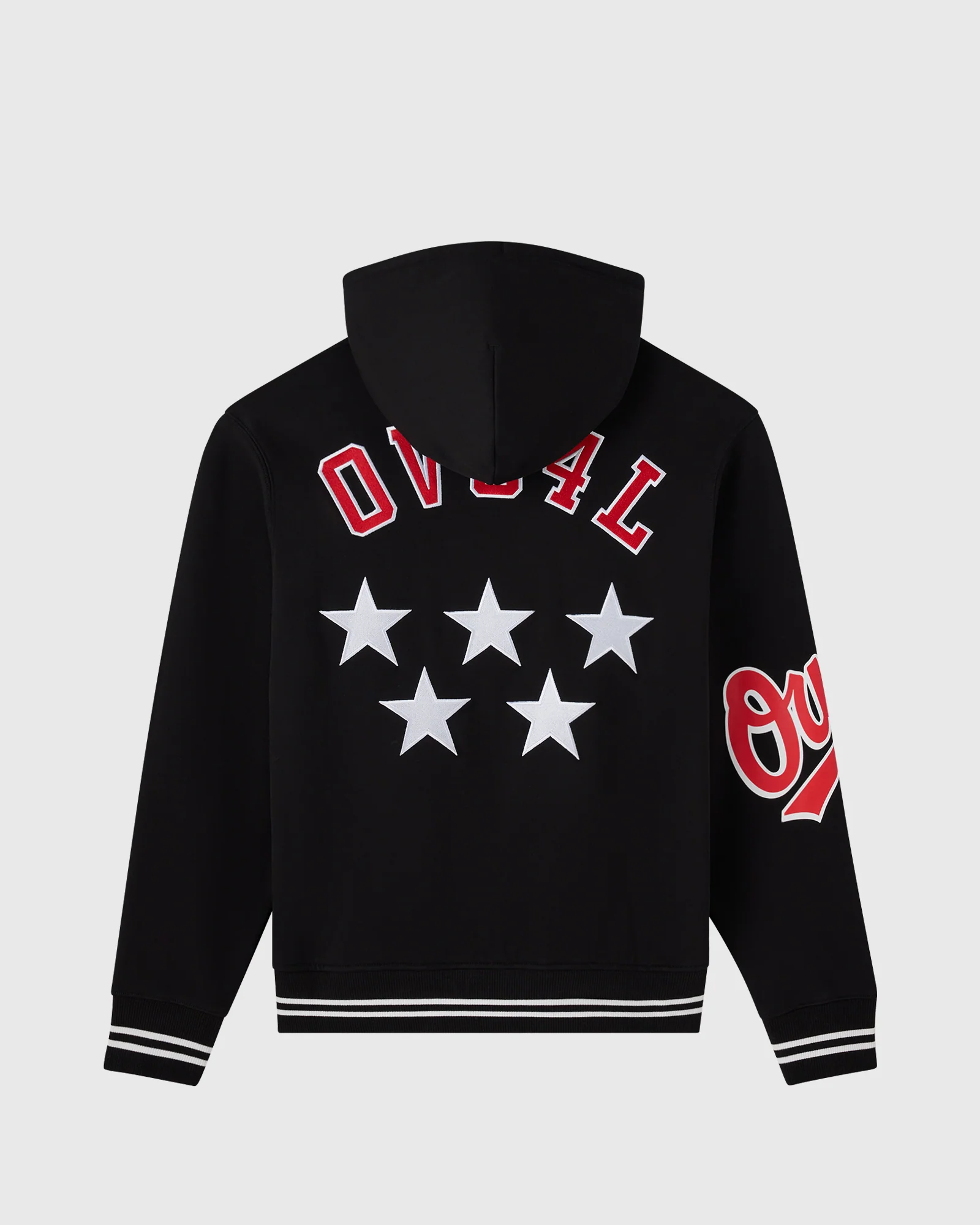 Owls Varsity Full-Zip Hoodie - Black - Image 4