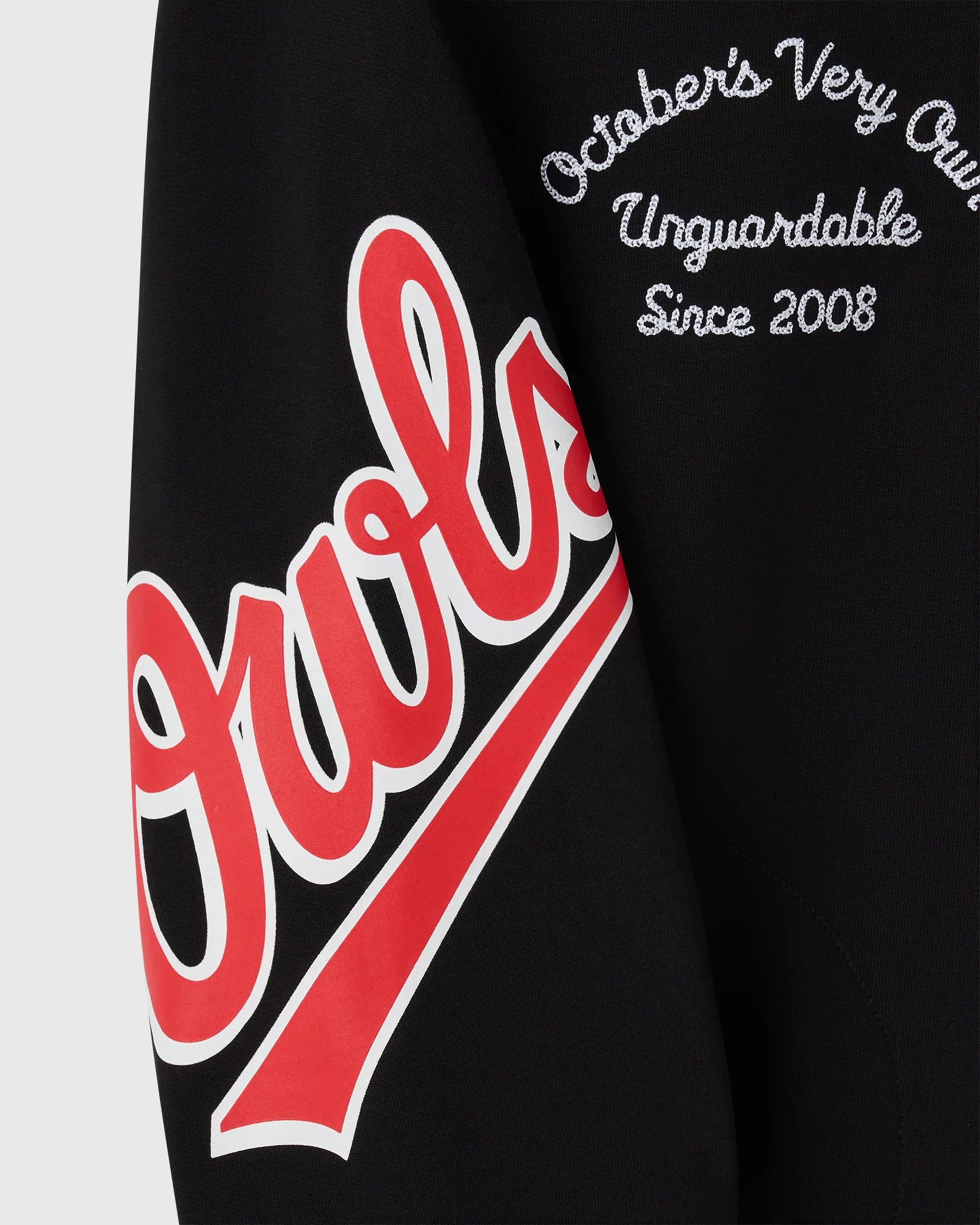 Owls Varsity Full-Zip Hoodie - Black - Image 7