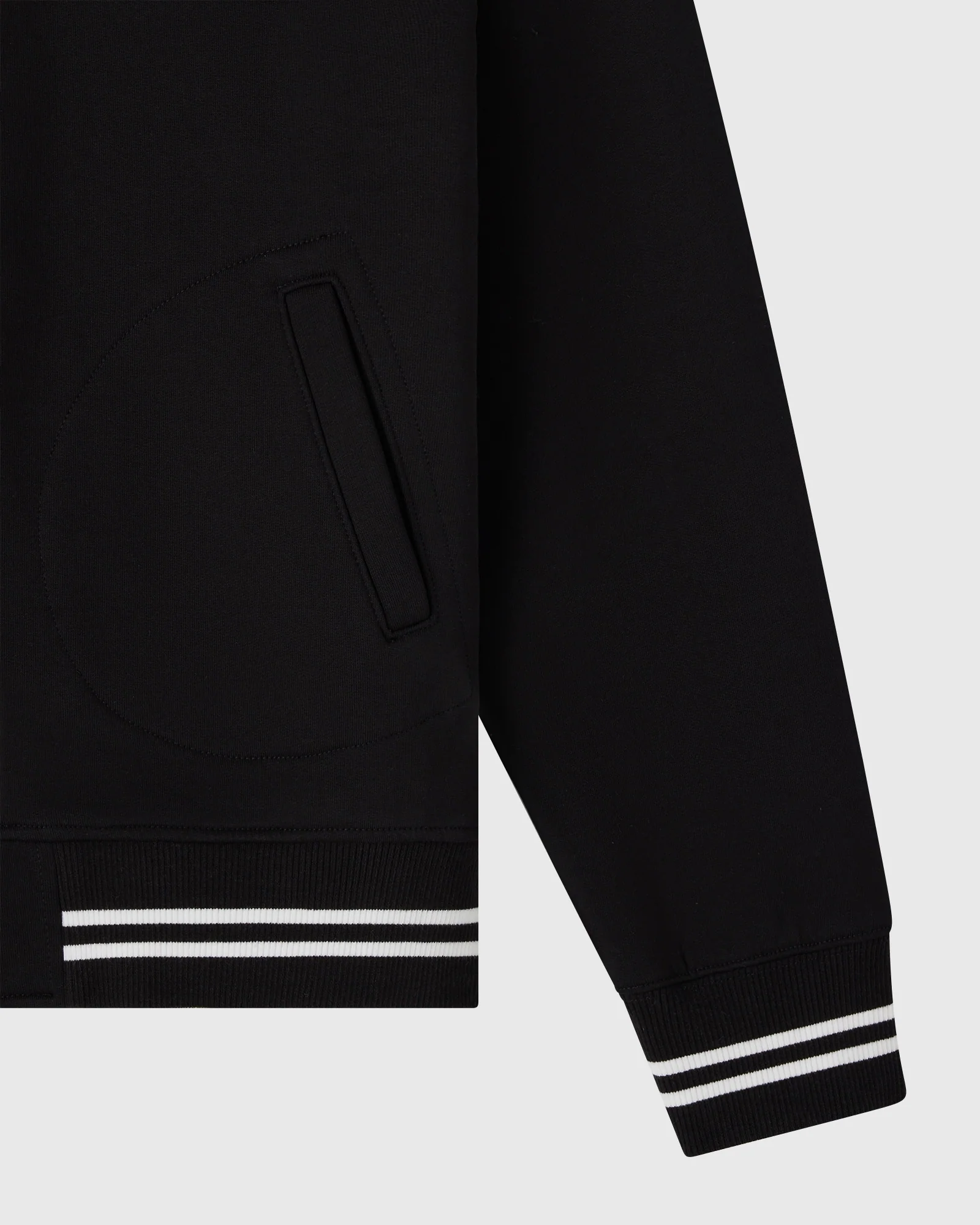 Owls Varsity Full-Zip Hoodie - Black - Image 8