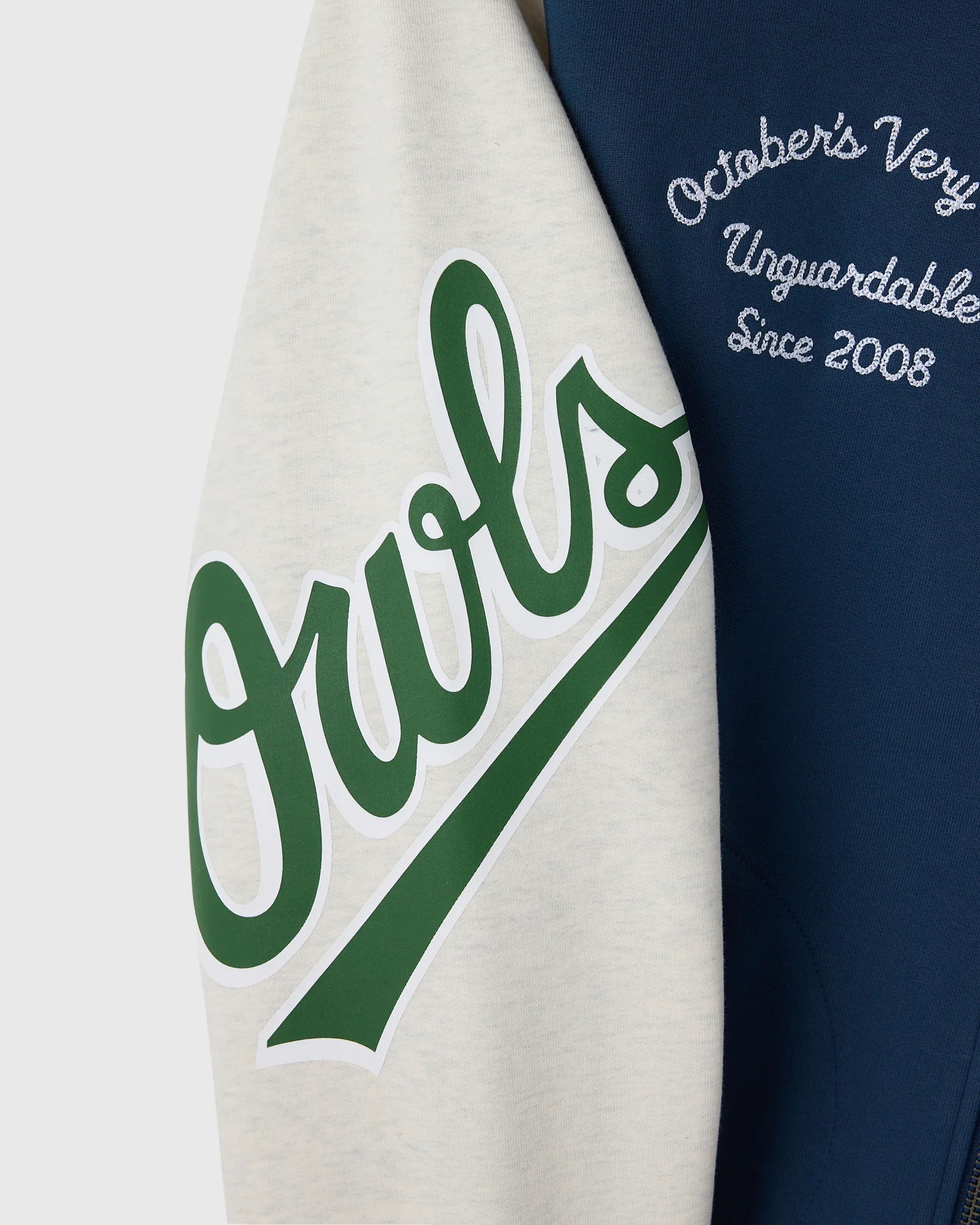 Owls Varsity Full-Zip Hoodie - Starling - Image 8