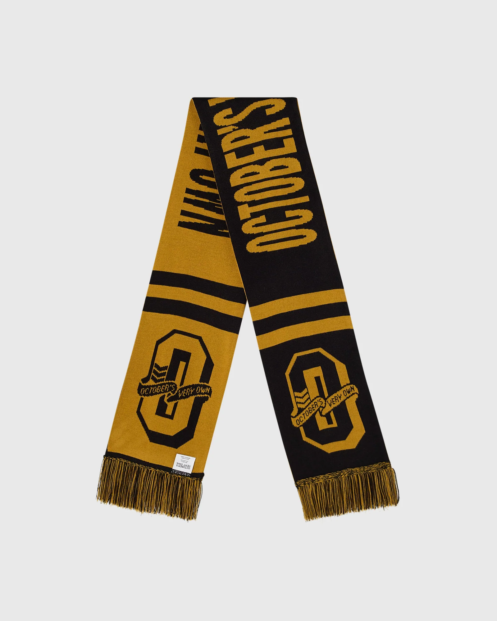 Varsity O Scarf - Black/Gold - Image 2