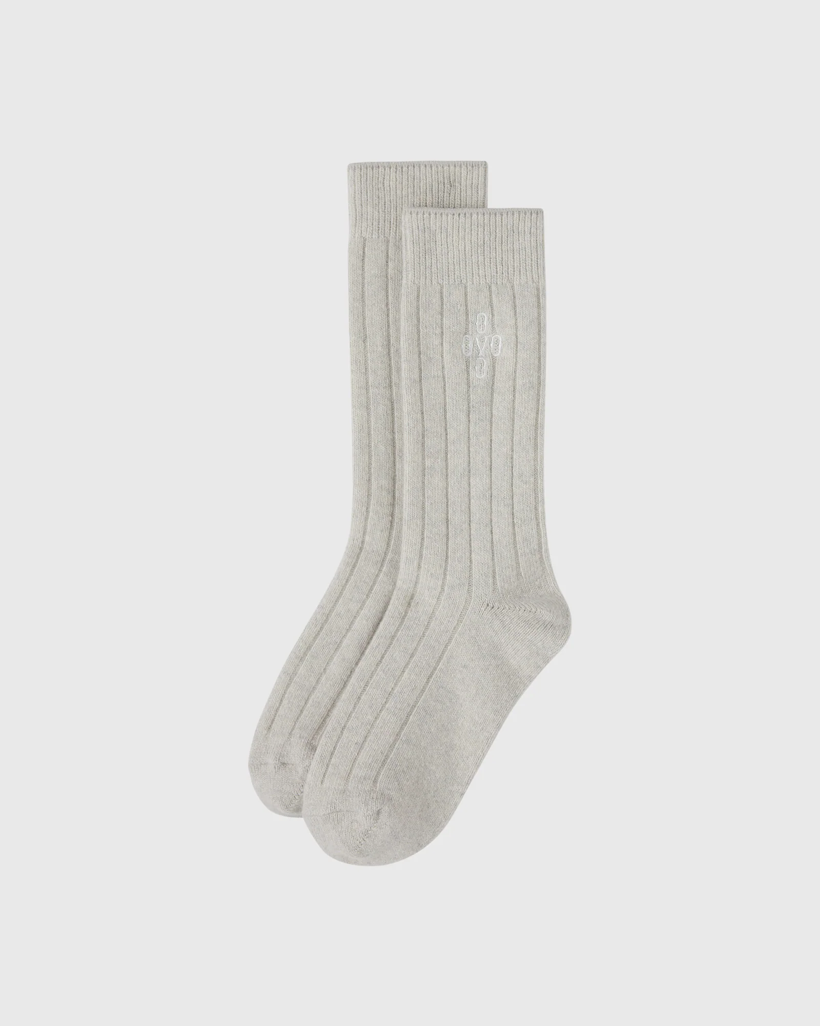 Wool Blend Sock - Ash Heather Grey