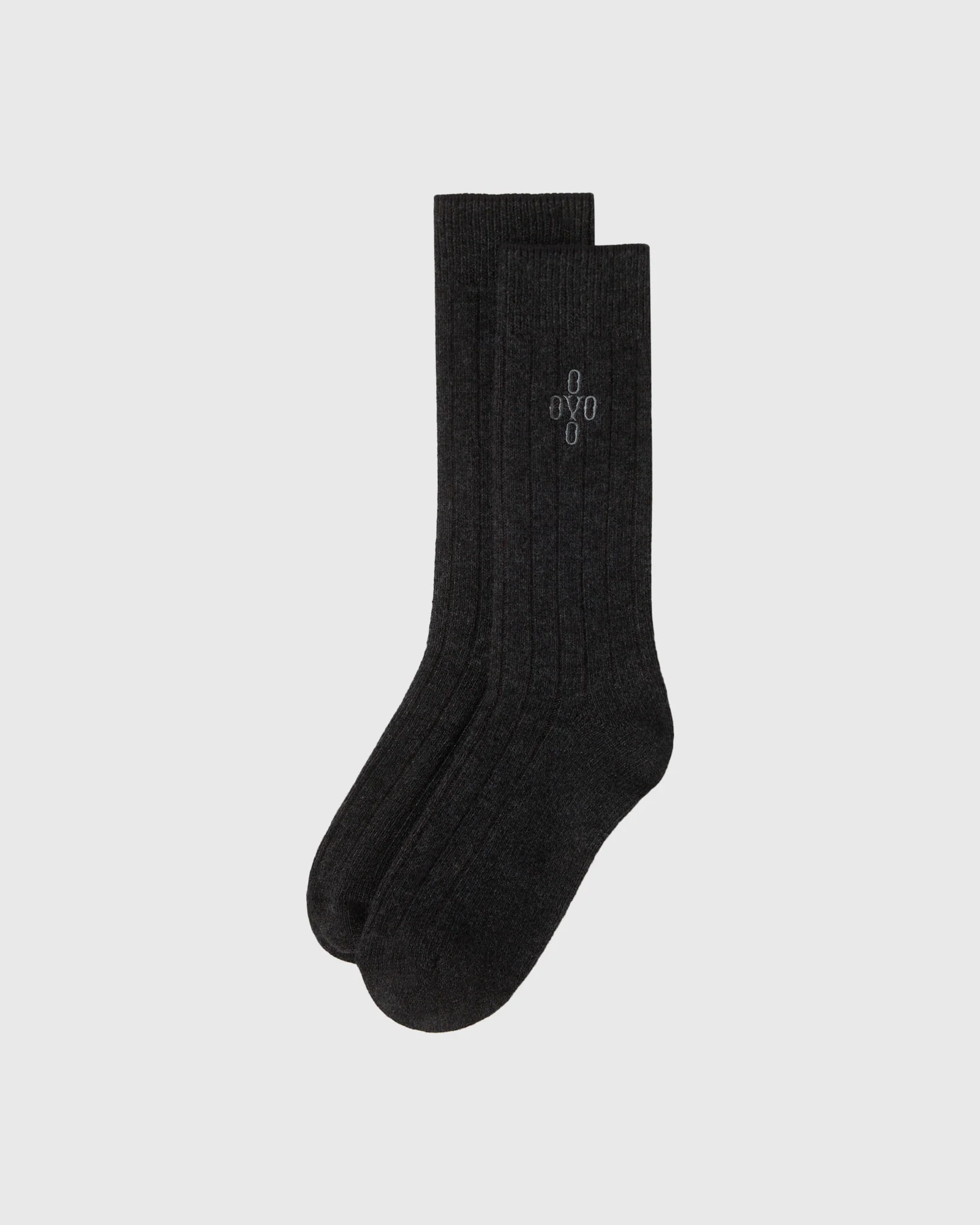 Wool Blend Sock - Heather Charcoal