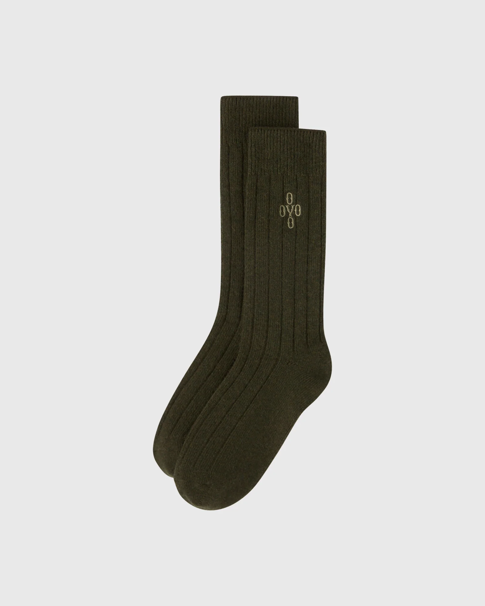 Wool Blend Sock - Olive Green