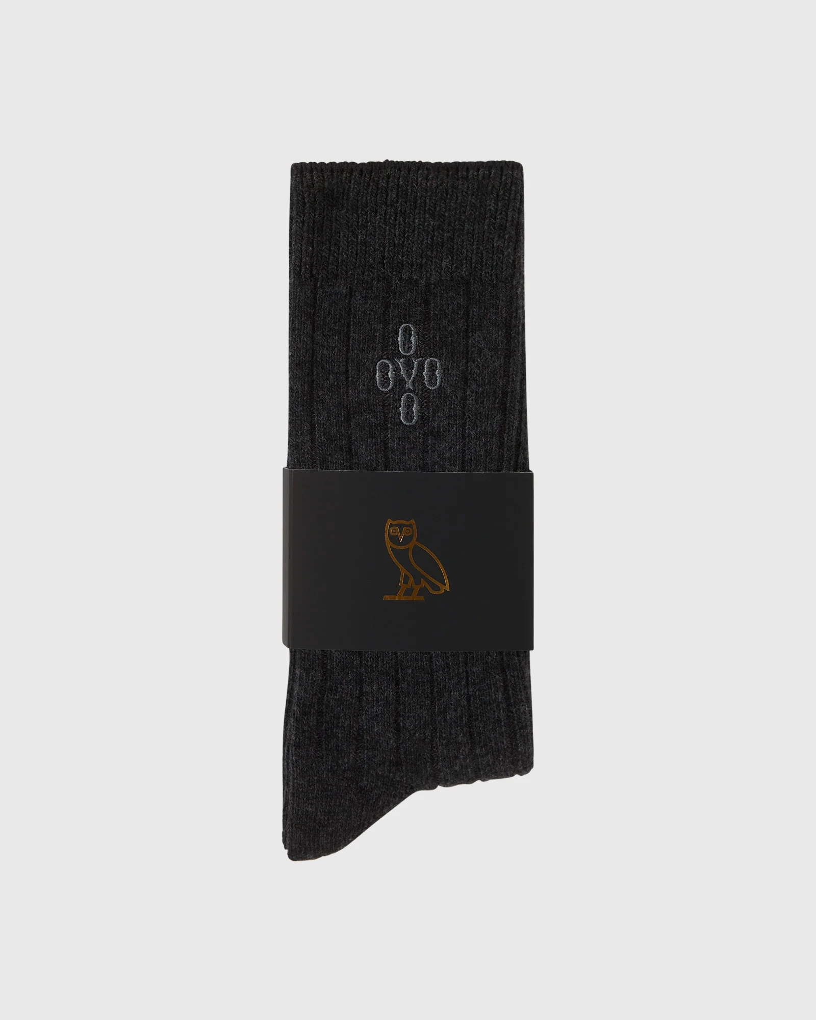 Wool Blend Sock - Heather Charcoal - Image 2