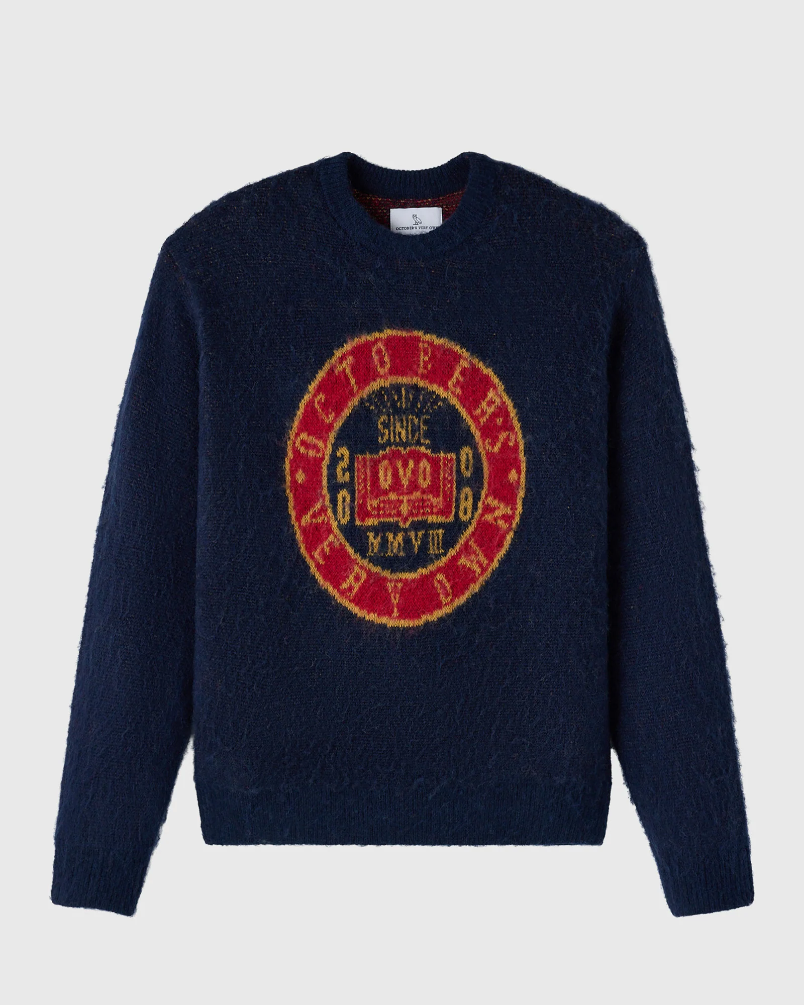 Wool Mohair Crest Sweater