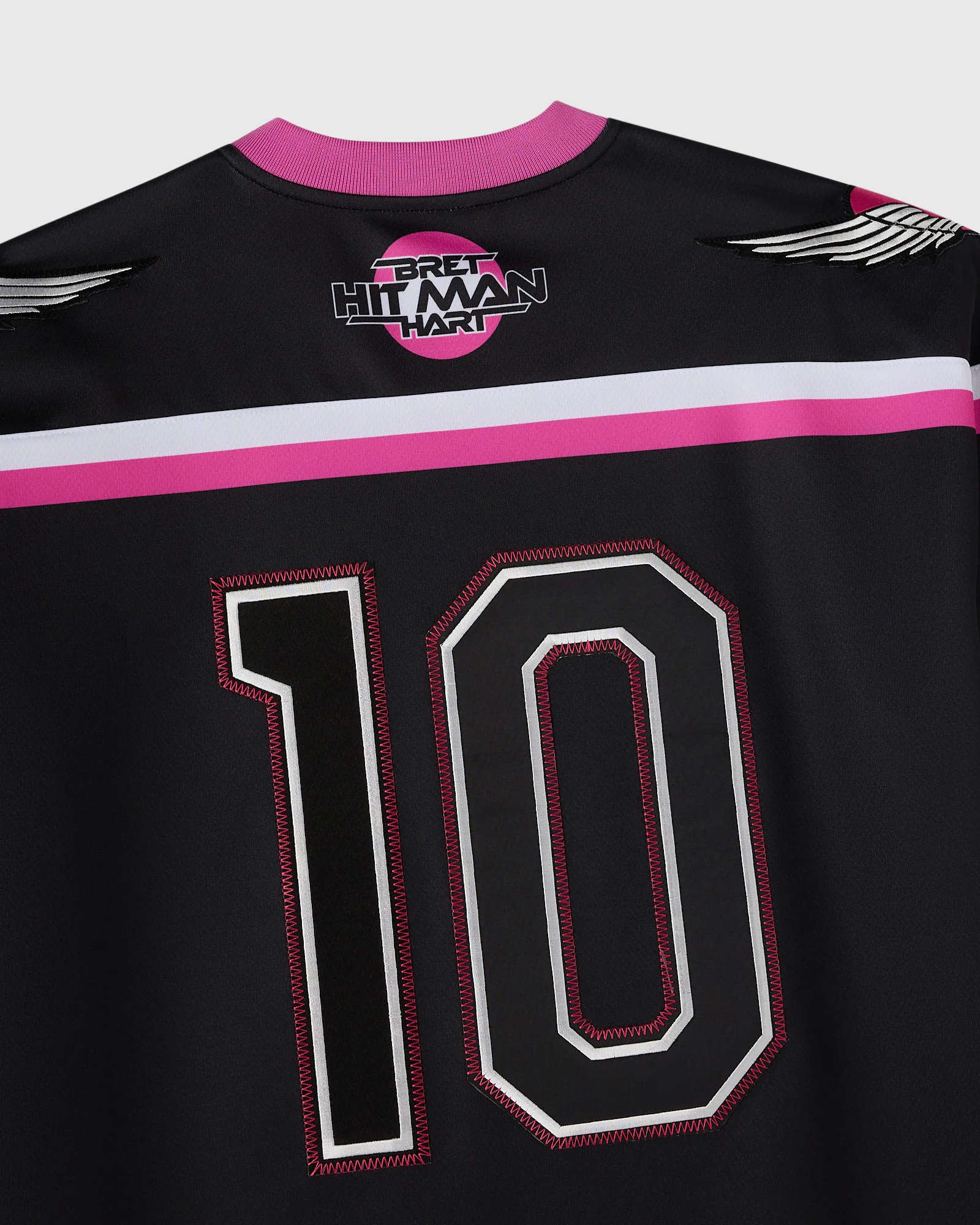 WWE The Hitman Hockey Jersey - Black - Image 6